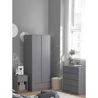 The Very Collection Bailey Kids 2 Door Wardrobe, Chest & Bedside Bedroom Package - Fsc&Reg; Certified