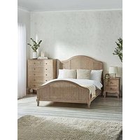 Julian Bowen Fleur Rattan Solid Oak Bed Frame