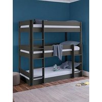 Julian Bowen Trio Triple Stacker Bunk Bed With Spring Mattress Option