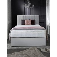 Shire Beds Liberty 1000 Pocket Memory Mattress And Upholstered Divan Base Bed Set (Headboard Sold Separately)