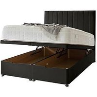 Shire Beds Liberty 1000 Pocket Memory Mattress And Upholstered Ottoman Divan Base Bed Set (Headboard Sold Separately)