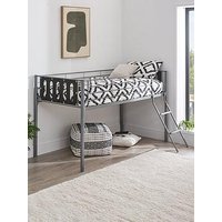 Very Home Cyber Mid-Sleeper Bed Frame With Mattress Options (Buy And Save!) - Bed Frame With Standard Mattress