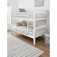 The Very Collection Novara Bunk Bed With Mattress Options (Buy & Save!) - White - Fsc&Reg; Certified - Bunk Bed Frame With 2 Standard Mattresses