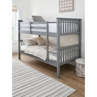 The Very Collection Novara Bunk Bed With Mattress Options (Buy & Save!) - Grey - Fsc&Reg; Certified - Bed Frame With 2 Standard Mattresses
