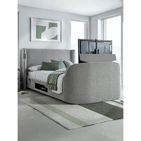 The Very Collection Utopia Tv Bed With Dolby Sound System And Airsprung Mattress Options (Buy & Save!) - Grey - Bed Frame Only