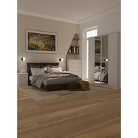 Swift Verve Part Assembled 4 Piece Package - 4 Door Mirrored Wardrobe, 5 Drawer Chest And 2 Bedside Chests - Fsc&Reg; Certified