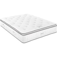M&S 2500 British Wool Pocket Spring Medium Pillowtop Mattress White