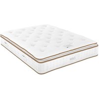 M&S 1500 British Wool Pocket Spring Medium Pillowtop Mattress White
