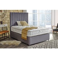 Tuft & Springs� Ortho Brilliance 2000 Mattress + Premium Divan Bed, Marine, No Drawer, King Size