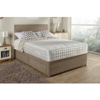 Relyon Chelsea 1500 Mattress + Premium Divan Bed, Marine, No Drawer, King Size