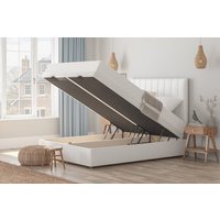 Classic Memory Foam Mattress + Ottoman Divan Bed, Teal, End Ottoman, Single