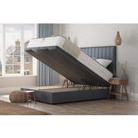 Tuft & Springs� Ortho Brilliance 2000 Mattress + Ottoman Divan Bed, Marine, End Ottoman, Super King