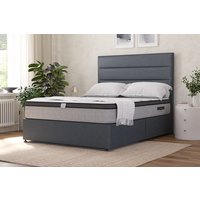 Tuft & Springs� Radiance 1000 Gel Hybrid Mattress + Premium Divan Bed, Marine, No Drawer, Double