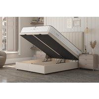 Tuft & Springs� Elysium 7000 Mattress + Ottoman Divan Bed, Marine, End Ottoman, Single