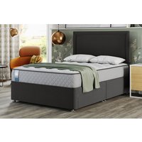 Sealy Advantage Classic Mattress + Premium Divan Bed, Marine, No Drawer, King Size