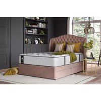 Sealy Webber Elevate Ultra Posturepedic Mattress + Premium Divan Bed, Marine, No Drawer, King Size