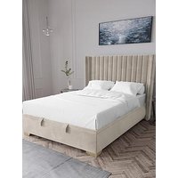 The Very Collection Kingston Velvet End Lift Up Storage Ottoman Bed With Mattress Options (Buy & Save!)