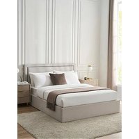 Dusk Windsor Natural/Black Ottoman Storage Bed