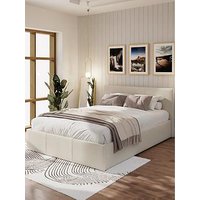 Gfw Odessa Fabric End Lift Ottoman Storage Bed With Sleepycastle Mattress Options (Buy & Save!)