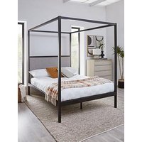 Very Home Hampton 4 Poster Metal Bed Frame With Mattress Options (Buy & Save!) - Fsc&Reg; Certified - Bed Frame With Memory Mattress