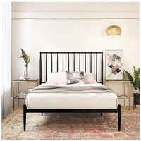 Dorel Home Giulia Modern Metal Double Bed Frame - Black