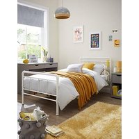 The Very Collection Freddie Children'S Metal Single Bed Frame With Mattress Options (Buy & Save!) - White - Bed Frame Only