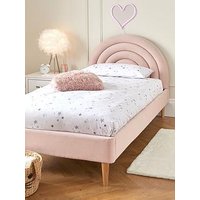 The Very Collection Rainbow Children'S Single Bed Frame With Mattress Options (Buy And Save!) - Pink - Fsc&Reg; Certified - Bed Frame With Standard Mattress