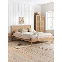 Birlea Croxley Rattan Bed - Oak - King