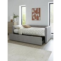 The Very Collection York Day Bed With Trundle Under Bed With Mattress Options (Buy & Save!) - Bed Frame With Microquilt Mattress