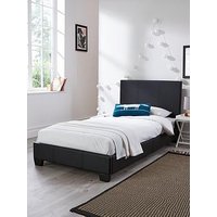 The Very Collection Ellis Faux Leather Single Bedframe - Bed Frame With Premium Mattress