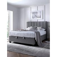 The Very Collection Wendel End Lift Up Storage Ottoman With Airsprung Mattress Options (Buy & Save!) - Grey - Bed Frame Only