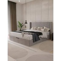 The Very Collection Orchard End Lift Up Storage Ottoman Bed With Airsprung Mattress Options (Buy & Save!) - Taupe - Bed Frame Only