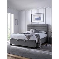 The Very Collection Liza End Lift Up Storage Ottoman With Airsprung Mattress Options (Buy & Save!) - Grey - Bed Frame Only