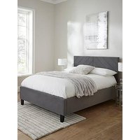 Gfw Thea Chevron End Lift Up Storage Ottoman Bed With Mattress Options (Buy & Save!) - Bed Frame Only
