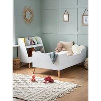 Obaby Maya Toddler Bed - White With Natural