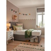 Silentnight Maxi-Store Bed With Mattress (Headboard Included) - Charcoal