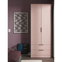 Swift Fara Ready Assembled & Double Wardrobe With 2 Drawers