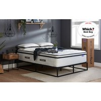 SleepSoul Space 2000 Pocket Memory Pillow Top Mattress, King Size
