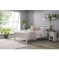Julian Bowen Venice Surf White Wooden Bed Frame - 3ft Single