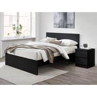 Birlea Oslo Black Wooden Bed Frame - 5ft King Size