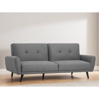 Julian Bowen Monza Grey Linen Sofa Bed