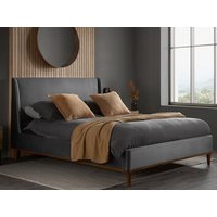 Birlea Lincoln Grey Velvet Bed Frame - 5ft King Size