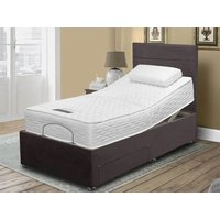 ASC Contour Memory Electric Adjustable Divan Bed - 2ft6 Small Single
