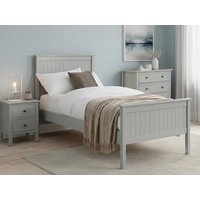 Julian Bowen Maine Dove Grey Wooden Bed Frame - 5ft King Size