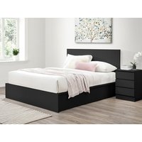 Birlea Oslo Black Wooden Ottoman Bed Frame - 4ft6 Double