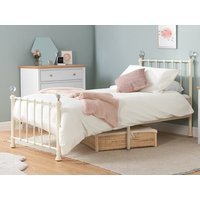 Birlea Jessica Cream Metal Bed Frame - 3ft Single