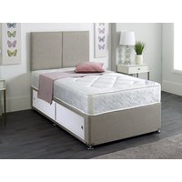 Dura York Damask Slidestore Divan Bed - 2ft6 Small Single