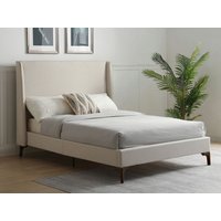 Kyoto Denver Natural Fabric Bed Frame - 6ft Super King Size