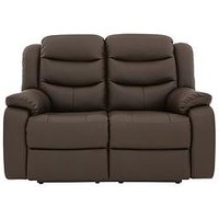 The Very Collection Rothbury & Luxury Faux Leather High Back 2 & Seater & Manual Recliner Sofa - Fsc Certified