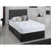 Deluxe Evesham Medium Extra Long Divan Bed - Extra Long Double 4ft6 x 6ft9